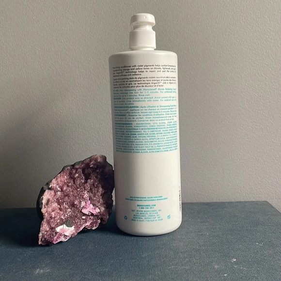 New Moroccanoil Blonde Perfecting Conditioner 1L - Picture 2 of 3